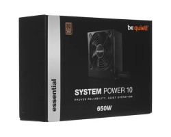 Блок питания 650 Вт be quiet! System Power 10 650W BN328 ATX 2.52, APFC, DС-DC 80 PLUS Bronze, 120mm fan 4631