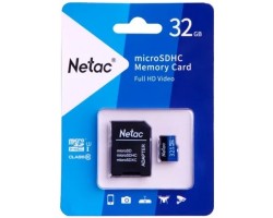 Флеш карта microSDHC NETAC 32Gb Class10 P500 NT02P500STN-032G-S w/o adapter 5136