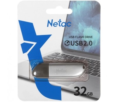 Флеш Диск USB 2.0 NETAC 32Gb U352 NT03U352N-032G-20PN серебристый 5143