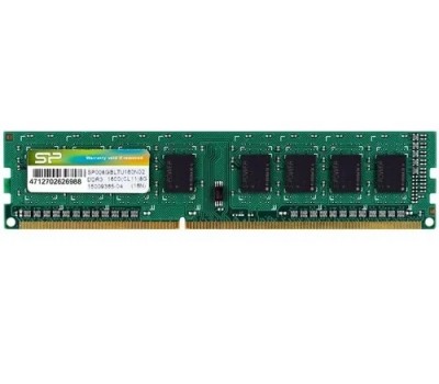 Модуль памяти для компьютера DDR3 Silicon Power 8Gb (1600MHz) SP008GBLTU160N01/2 CL11 DIMM 240-pin 1.5В 5173
