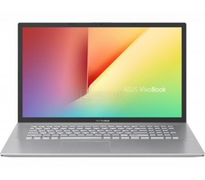 Ноутбук 17.3   ASUS VivoBook X712JA-212 i5-1035G1 12Gb HDD 1Tb Intel UHD Graphics HD+ Cam 32Вт*ч Win11S(ENG) KBD RUENG Серебристый <90NB0SZ1-M05660> 5185