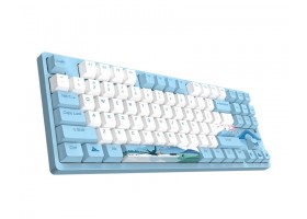 Игровая клавиатура Dareu A87L Swallow механическая (голубой, серия  ласточка ), 87 клавиш, подключение USB - TypeC, раскладка ENG/RUS 5295