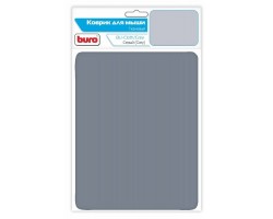 Коврик для мышки BURO BU-CLOTH/grey тканевый, серый, 230 х 180 х3 мм 5346