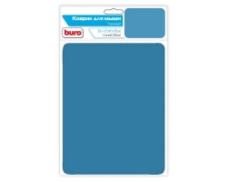 Коврик для мышки BURO BU-CLOTH/blue тканевый, синий, 230 х 180 х3 мм 5348