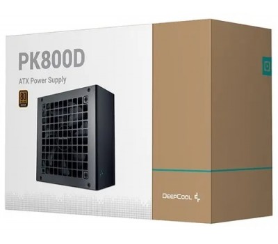 Блок питания 800 Вт Deepcool PK800D 80+ BRONZE PWM 120mm fan, Active PFC+DC to DC, R-PK800D-FA0B-EU 5375