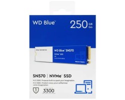 Твердотельный накопитель SSD M.2  PCI-E WD 250GB WDS250G3B0C BLUE SN570 5475