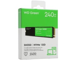 Твердотельный накопитель SSD M.2  PCI-E WD 240GB WDS240G2G0C Green SN350 2280 PCI-E x4 5490