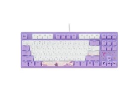 Игровая клавиатура Dareu A87L Dream (фиолетовый, серия  сон ), 87 клавиш, подключение USB - TypeC, раскладка ENG/RUS 5506