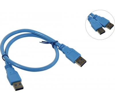 Кабель USB 3.0 5bites Am-Am 0.5m UC3009-005