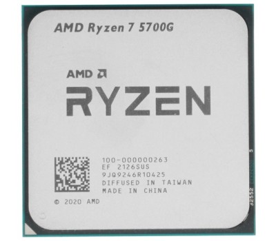 Процессор Ryzen 7 Socket AM4 AMD 5700G 8C/16T 4.6GHz, 20MB,65W,AM4) tray, with Radeon Graphics <100-000000263> 5588