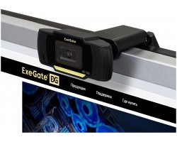 Веб-камера Exegate EX286181RUS GoldenEye C270 HD матрица 1/3  1 Мп, 1280х720, 720P, USB, микрофон с шумоподав 5619