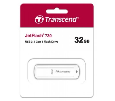 Флеш Диск USB 3.0 TRANSCEND 32Gb Jetflash 730 TS32GJF730  белый 5648