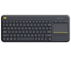 Клавиатура беспроводная LOGITECH K400 Wireless Touch Plus RTL, USB / 920-007147 / 572