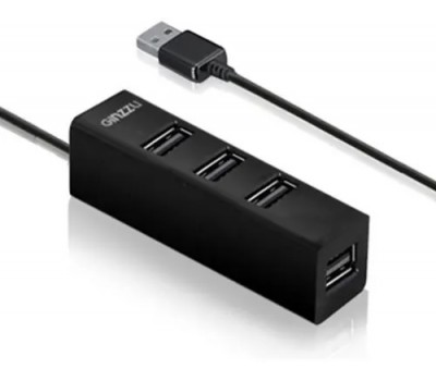 USB-Хаб Ginzzu GR-474UB USB 2.0 4 port, 1,1m cable 5817