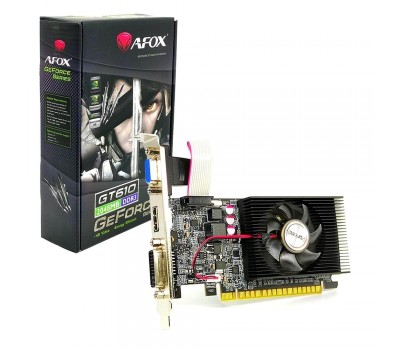 Видеокарта PCI-E 2Gb AFOX GT610 AF610-2048D3L7-V5 2GB, DDR3, 64Bit, DVI+HDMI+VGA 5847