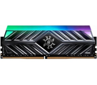 Модуль памяти для компьютера DDR4 A-DATA 8Gb  SPECTRIX D41 RGB Grey Gaming 3200MHz AX4U32008G16A-ST41 5886