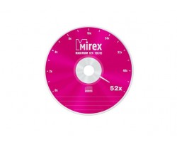 Диск Mirex CD-R 700 Mb, 52х, Maximum, Бум. конверт