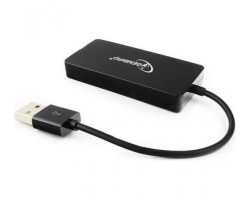 USB-Хаб GEMBIRD UHB-242 USB 2.0 4 порта, блистер, черный <16421>