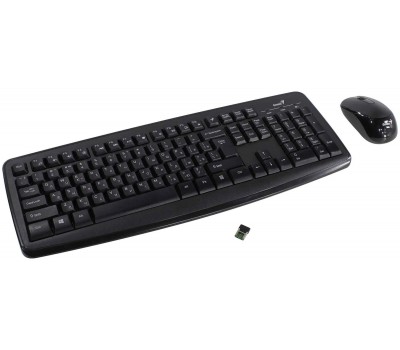 Беспроводный набор клавиатура+мышь GENIUS Smart KM-8101 (клавиатура KM-8101/k и мышь NX-7020), Black <31340014402>