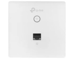 Точка доступа TP-LINK EAP230-Wall Omada AC1200 wireless MU-MIMO Gigabit wall-plate Access Point, 1 Gigabit downlink port, 1 gigabit uplink port, 802.3af/at PoE in, wall plate mounting, support standalone mode and controlled by Omada SDN controller (Softwa
