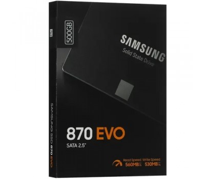 Твердотельный накопитель SSD 2.5  SATA III SAMSUNG 500GB 870 EVO / MZ-77E500B/KR /