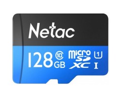 Флеш карта microSDXC NETAC P500 Standard MicroSDXC 128GB U1/C10 up to 80MB/s, NT02P500STN-128G-S