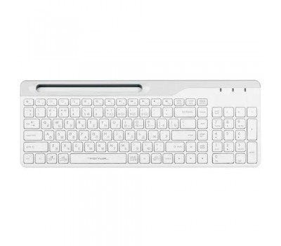 Клавиатура беспроводная A4 Tech Fstyler FBK25 белый/серый BT/Radio slim Multimedia <FBK25 WHITE>
