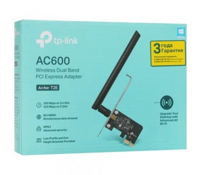 Адаптер Wi-Fi TP-LINK Archer T2E AC600 PCI Express