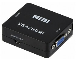 Адаптер-переходник VGA to HDMI активный Китай 6796