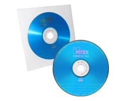 Диск Mirex CD-R 700 Mb, 48х, Standart, Бум. конверт 6835