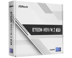 Материнская плата MB Socket 1700 Asrock B760M-HDV/M.2 D4 2xDDR4 PCI-Ex16 DP/HDMI/DSub SATA3 2xM2 USB3.2 Gen1 Type-C mATX 6914
