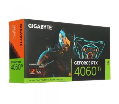 Видеокарта PCI-E 8Gb GIGABYTE RTX4060TI GV-N406TWF2OC-8GD PCIE16 128bit/GDDR6/HDMIx2/DPx2/RTL 6992