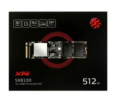 Твердотельный накопитель SSD M.2 SATA A-DATA 512Gb ASX8100NP-512GT-C XPG SX8100 <ASX8100NP-512GT-C> 6999