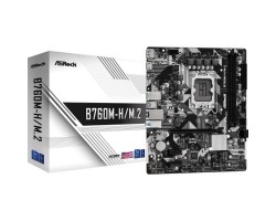 Материнская плата MB Socket 1700 Asrock B760M-H/M.2 Intel B760 2xDDR5 mATX AC`97 8ch(7.1) GbLAN RAID+HDMI+DP 7221