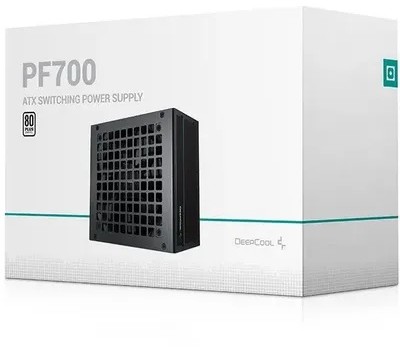 Блок питания 700 Вт Deepcool PF700D 80+ ATX 2.4 700W, PWM 120mm fan, 80 PLUS, Active PFC) RET 7300