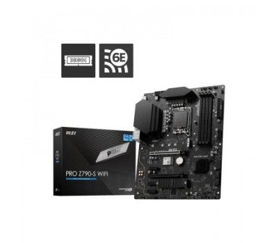 Материнская плата MB Socket 1700 MSI PRO Z790-S WIFI Intel Z790 4xDDR5 ATX AC`97 8ch(7.1) 2.5Gg RAID+HDMI+DP <PRO Z790-S WIFI> 7428