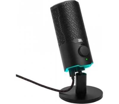 Микрофон JBL Quantum Stream Black конденсаторный, ненаправленный, настольный, USB 7506