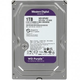 Жесткий диск HDD 3.5  SATA-III WD 1Tb Purple WD11PURZ 5400pm 64mb 7537