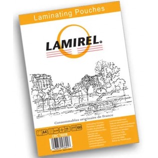 Пленка Lamirel для ламинирования 100мкм A4 (100шт) глянцевая (LA-78658) <LA-7865801> 7612