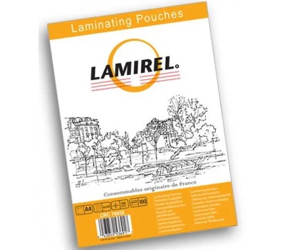 Пленка Lamirel для ламинирования 100мкм A4 (100шт) глянцевая (LA-78658) <LA-7865801> 7612