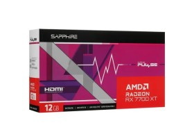 Видеокарта PCI-E 12Gb SAPPHIRE PULSE RX 7700 XT GAMING AMD Radeon RX 7700XT 192 GDDR6 2171/18000 HDMIx2 DPx2 HDCP Ret <11335-04-20G> 7666