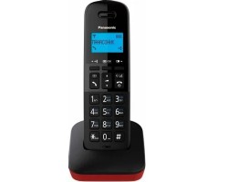 Телефон беспроводный PANASONIC DECT KX-TGB610RUR черный/красный, АОН 7682