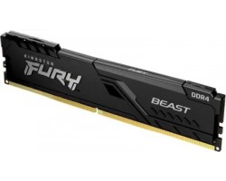Модуль памяти для компьютера DDR4 KINGSTON 16GB 3200MHz CL16 DIMM Fury Beast Black <KF432C16BB1/16> 7710