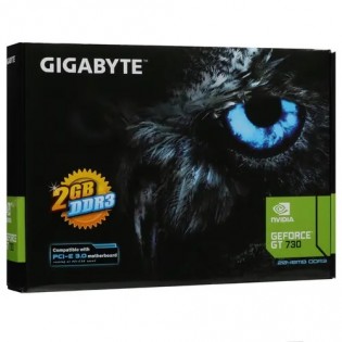 Видеокарта PCI-E 2Gb GIGABYTE GV-N730D3-2GI (V2.0/V3.0) GT730 2GB GDDR3 <GV-N730D3-2GI (V2.0/V3.0)> 7806