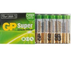Батарейка GP Super Alkaline 24A LR03 AAA (10шт) <GP 24A-B10> 8083