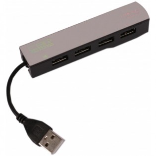 USB-Хаб CBR USB 2.0 CH-123 4 порта, ноут. <CH 123> 8102