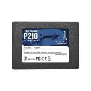Твердотельный накопитель SSD 2.5  SATA III PATRIOT 1Tb  P210 520/430, RET <P210S1TB25> 8133